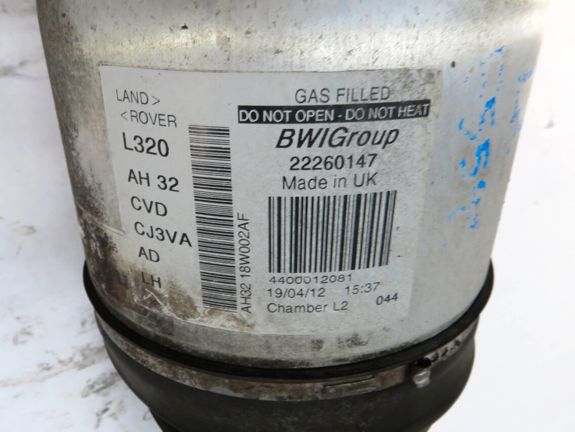 Thumbnail 8: 10-13 RANGE ROVER SPORT (L320) REAR CVD DAMPING SUSPENSION AIR SHOCK STRUT SET