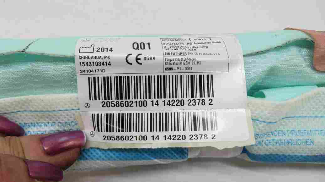 Thumbnail 4: 15-2021 MERCEDES C300 C350E C400 C450 C43 C63 (W205) RIGHT SIDE CURTAIN AIRBAG