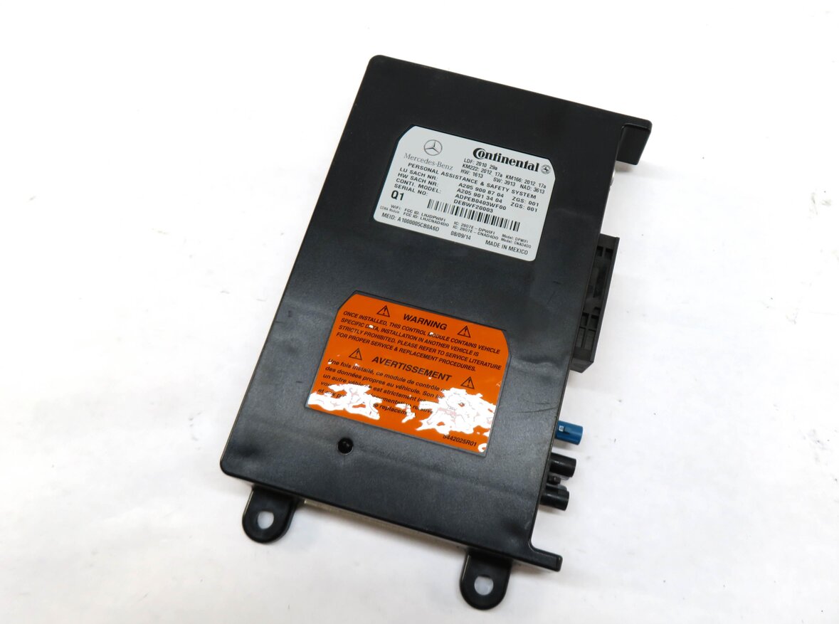 2015 MERCEDES C400 (W205) BLUETOOTH COMMUNICATION PHONE CONTROL MODULE