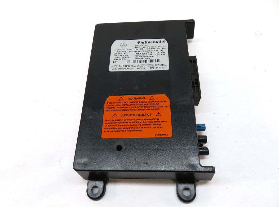 Thumbnail 2: 2015 MERCEDES C400 (W205) BLUETOOTH COMMUNICATION PHONE CONTROL MODULE