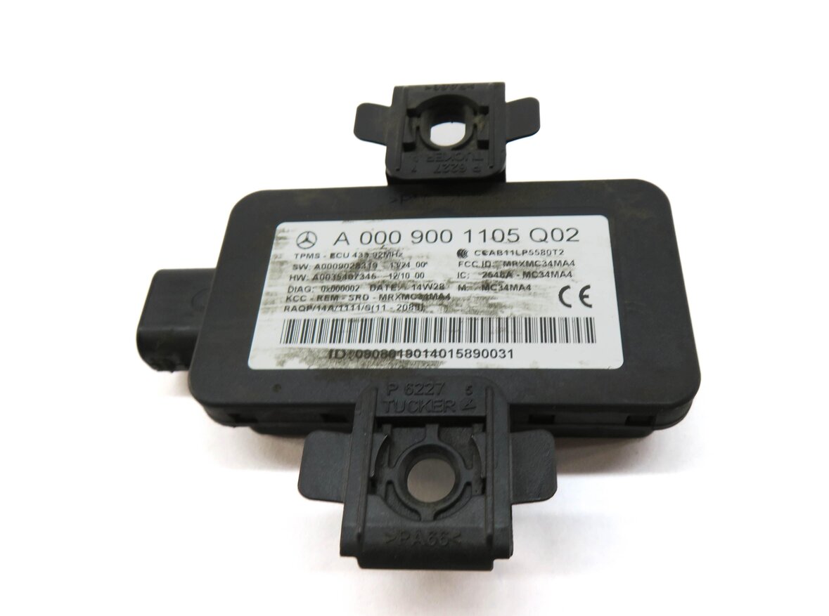 Thumbnail 2: 15-20 MERCEDES C S GLC CLASS W205 W222 TIRE PRESSURE FLAT DETECTION TPMS MODULE