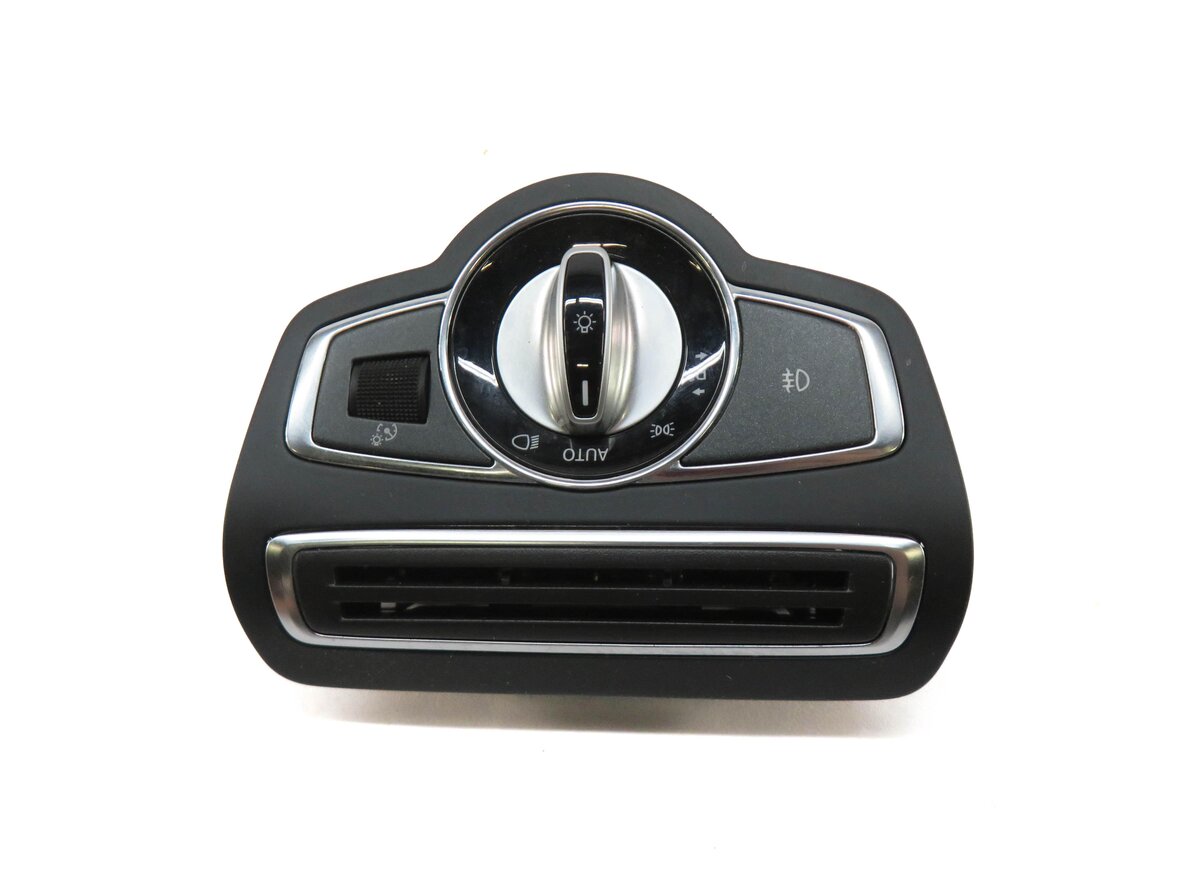Thumbnail 3: 2015-2021 MERCEDES C300 C400 C43 (W205) HEADLIGHT SWITCH w/ TRIM (BLACK)
