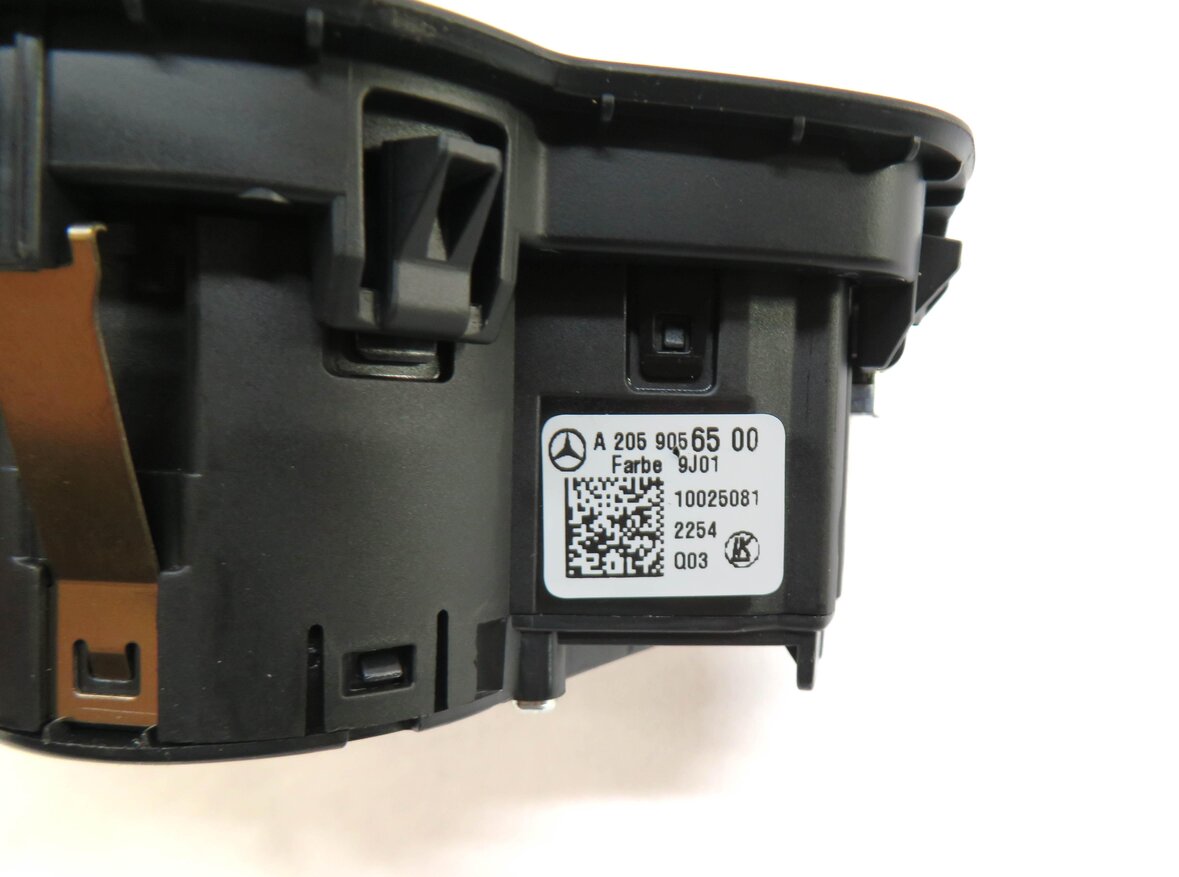 Thumbnail 5: 2015-2021 MERCEDES C300 C400 C43 (W205) HEADLIGHT SWITCH w/ TRIM (BLACK)