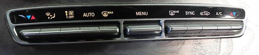 Thumbnail 2: 15-21 MERCEDES C GLC CLASS W205 X253 AC HEATER CLIMATE TEMPERATURE CONTROL PANEL