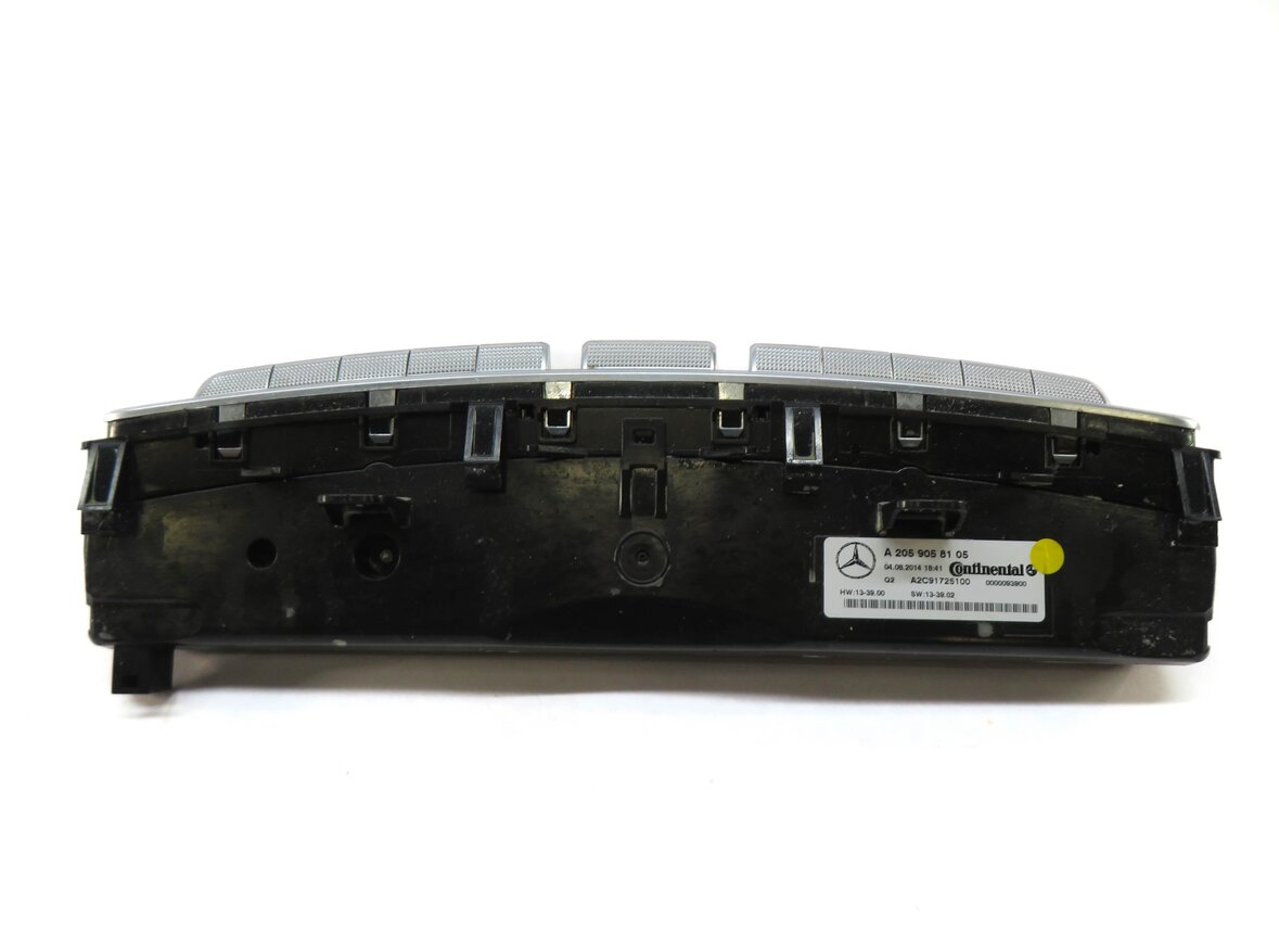 Thumbnail 4: 15-21 MERCEDES C GLC CLASS W205 X253 AC HEATER CLIMATE TEMPERATURE CONTROL PANEL