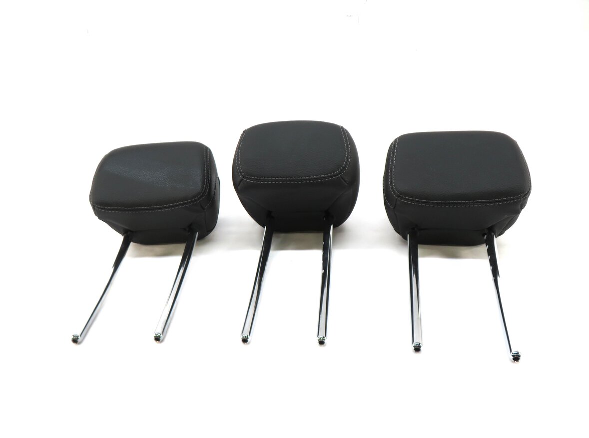 Thumbnail 2: 2015 MERCEDES C400 (W205) REAR SEAT LEFT / CENTER / RIGHT HEADREST SET-3 (BLACK)