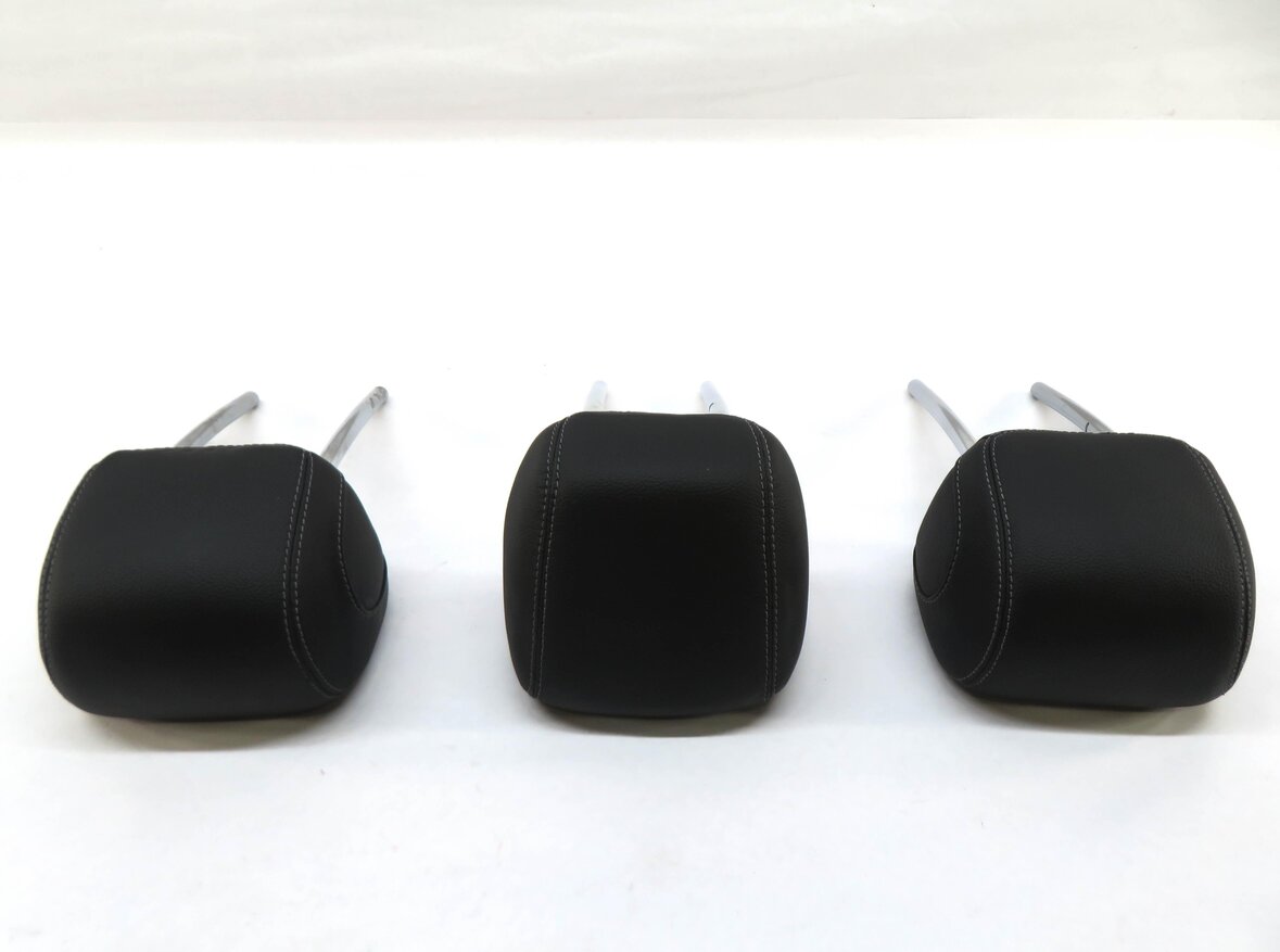 Thumbnail 4: 2015 MERCEDES C400 (W205) REAR SEAT LEFT / CENTER / RIGHT HEADREST SET-3 (BLACK)