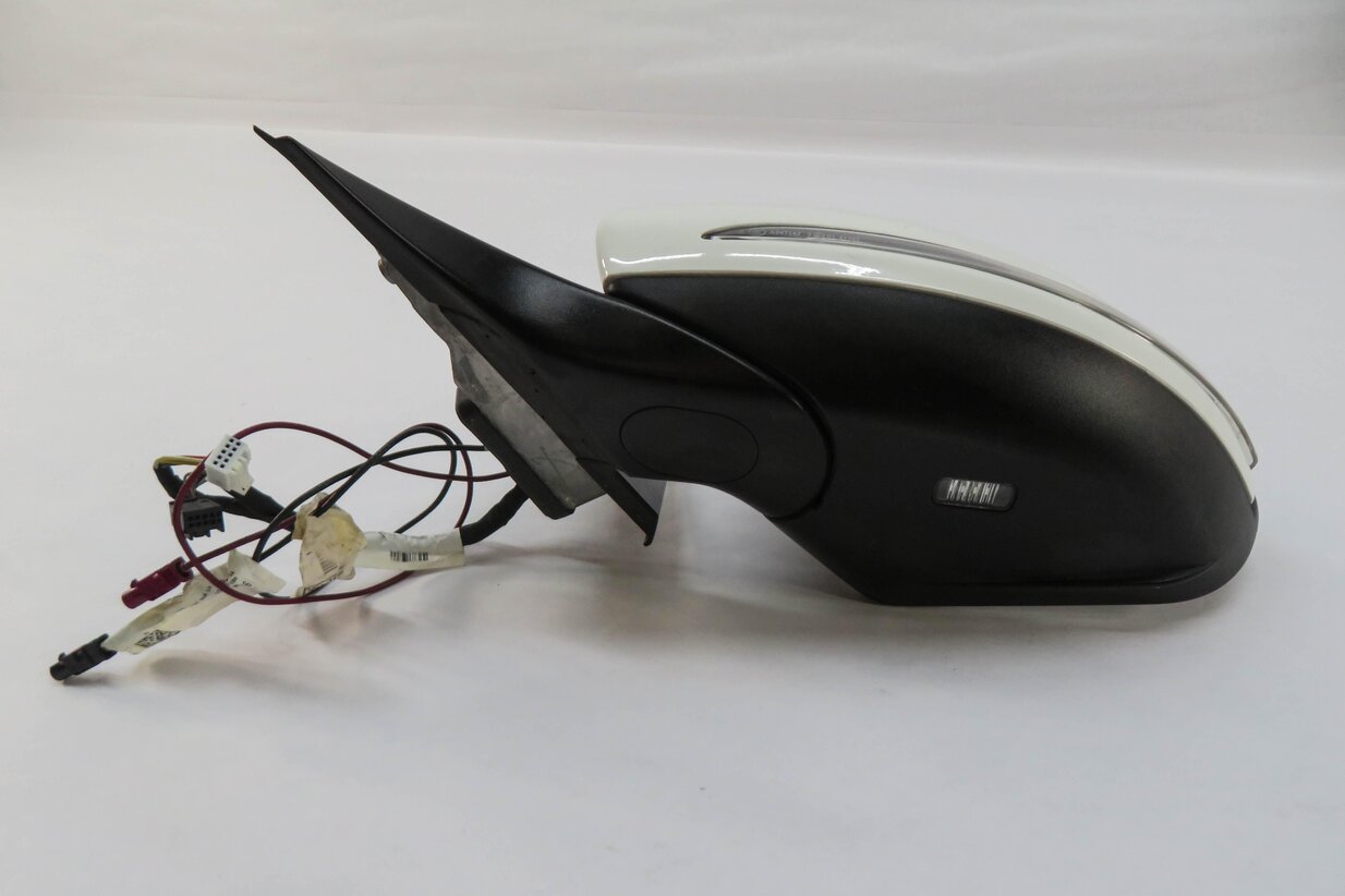 Thumbnail 10: 15-16 MERCEDES C-CLASS (W205) LEFT BLIND SPOT P-FOLD AUTODIM DOOR MIRROR (WHITE)