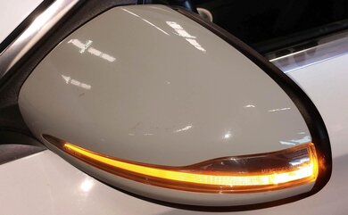 Thumbnail 2: 15-16 MERCEDES C-CLASS (W205) LEFT BLIND SPOT P-FOLD AUTODIM DOOR MIRROR (WHITE)