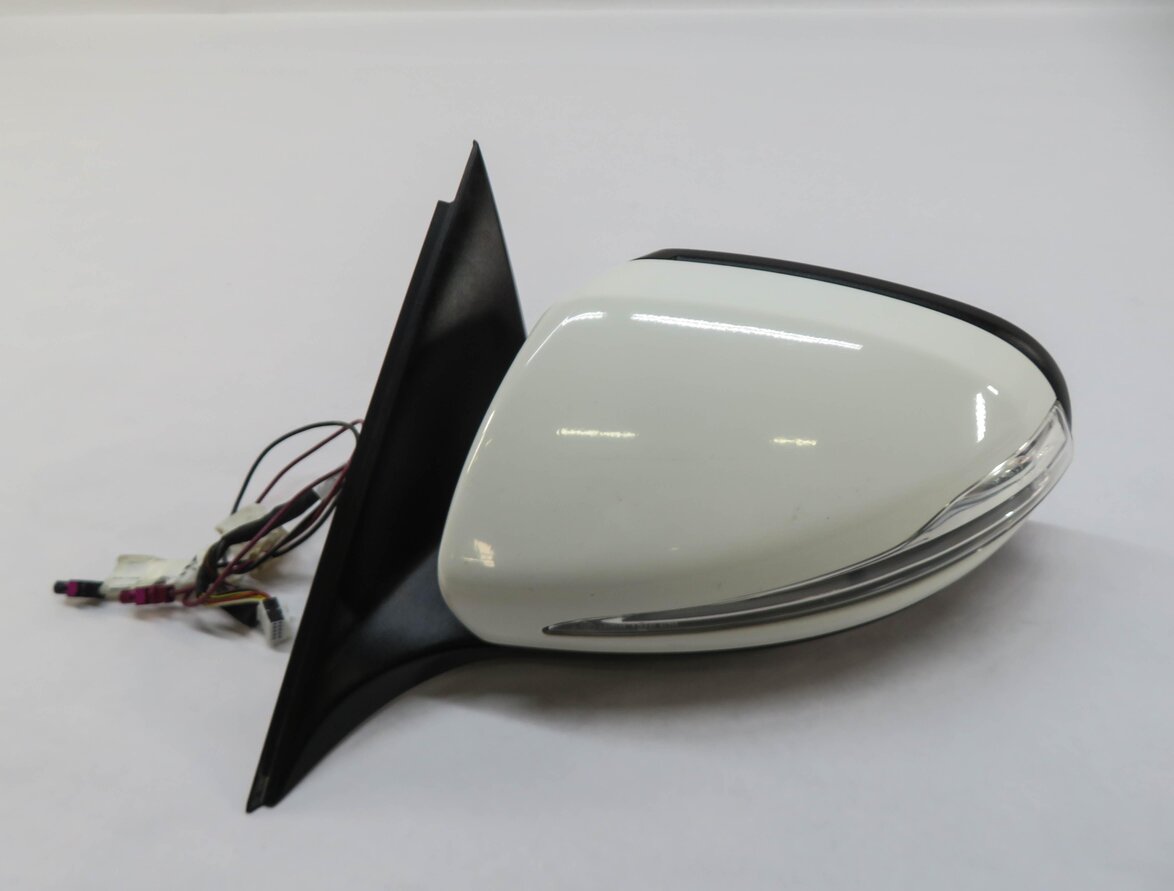 Thumbnail 7: 15-16 MERCEDES C-CLASS (W205) LEFT BLIND SPOT P-FOLD AUTODIM DOOR MIRROR (WHITE)