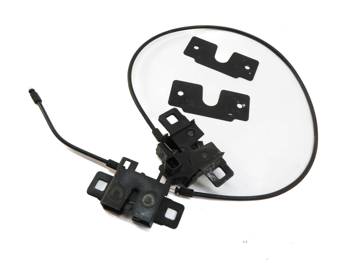 2011 RANGE ROVER SPORT L320 FRONT LEFT & RIGHT LOWER HOOD LOCK LATCH SET & CABLE