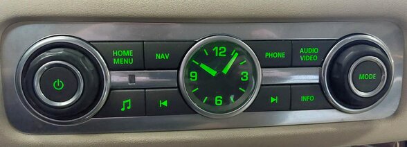 Thumbnail 2: 2010-2016 LR4 / RANGE ROVER SPORT (L320) RADIO NAV PHONE VIDEO CLOCK INFO SWITCH