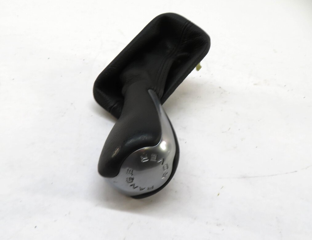 2011 RANGE ROVER SPORT (L320) SHIFT SHIFTER KNOB w/ BOOT (BLACK & SILVER)