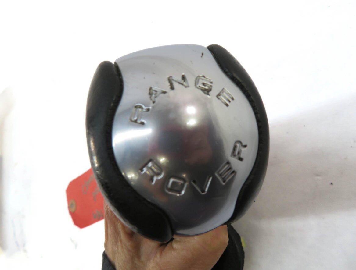 Thumbnail 5: 2011 RANGE ROVER SPORT (L320) SHIFT SHIFTER KNOB w/ BOOT (BLACK & SILVER)