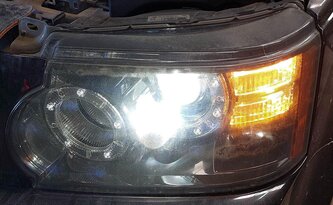 Thumbnail 2: 2010-2011 RANGE ROVER SPORT (L320) LEFT DRIVER HID XENON HEADLIGHT LIGHT LAMP