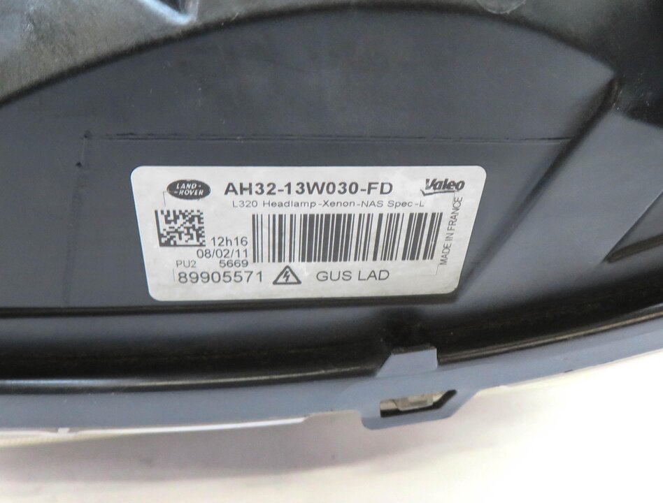 Thumbnail 7: 2010-2011 RANGE ROVER SPORT (L320) LEFT DRIVER HID XENON HEADLIGHT LIGHT LAMP