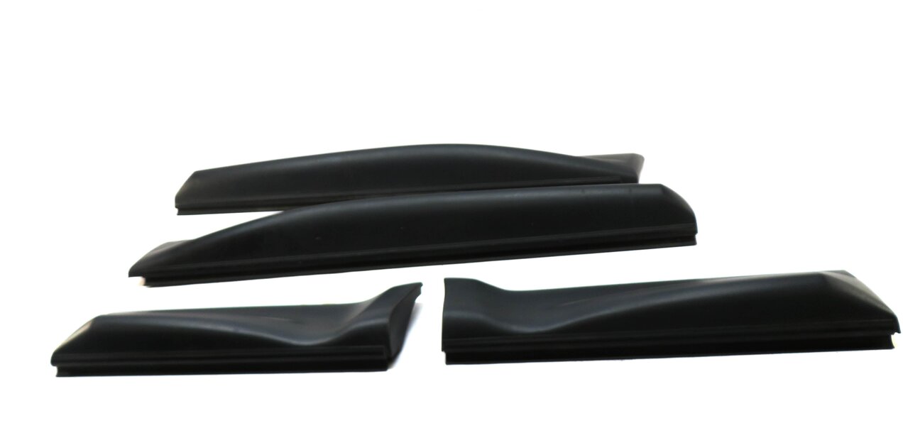 2011 RANGE ROVER SPORT L320 FRONT REAR LEFT RIGHT DOOR MOULDING TRIM SET (BLACK)