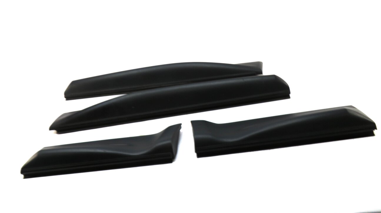 Thumbnail 10: 2011 RANGE ROVER SPORT L320 FRONT REAR LEFT RIGHT DOOR MOULDING TRIM SET (BLACK)