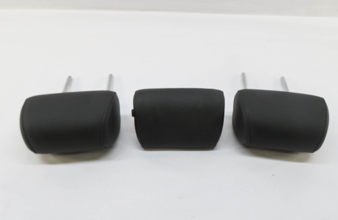 Thumbnail 3: 2013 BMW 528i (F10) REAR SEAT LEFT / CENTER / RIGHT HEADREST SET (BLACK LEATHER)