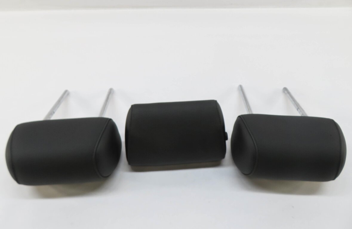 Thumbnail 4: 2013 BMW 528i (F10) REAR SEAT LEFT / CENTER / RIGHT HEADREST SET (BLACK LEATHER)