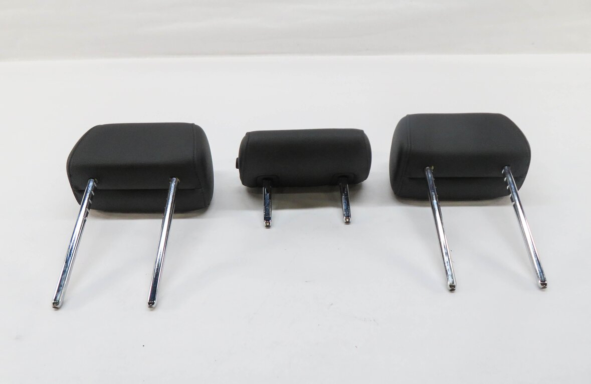 Thumbnail 5: 2013 BMW 528i (F10) REAR SEAT LEFT / CENTER / RIGHT HEADREST SET (BLACK LEATHER)