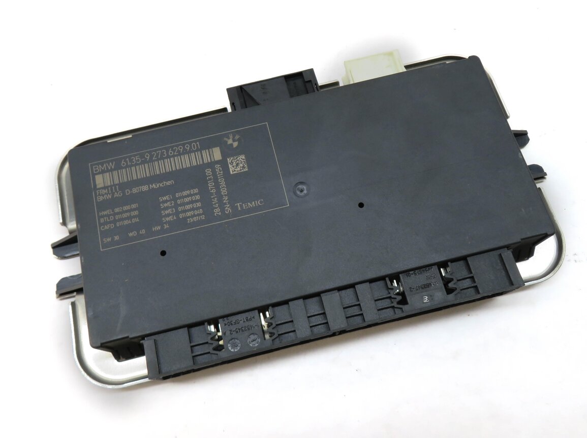 10-17 BMW 528i 535i 550i 650i 750i M5 X3 X6 - FRMIII BODY LIGHT CONTROL MODULE