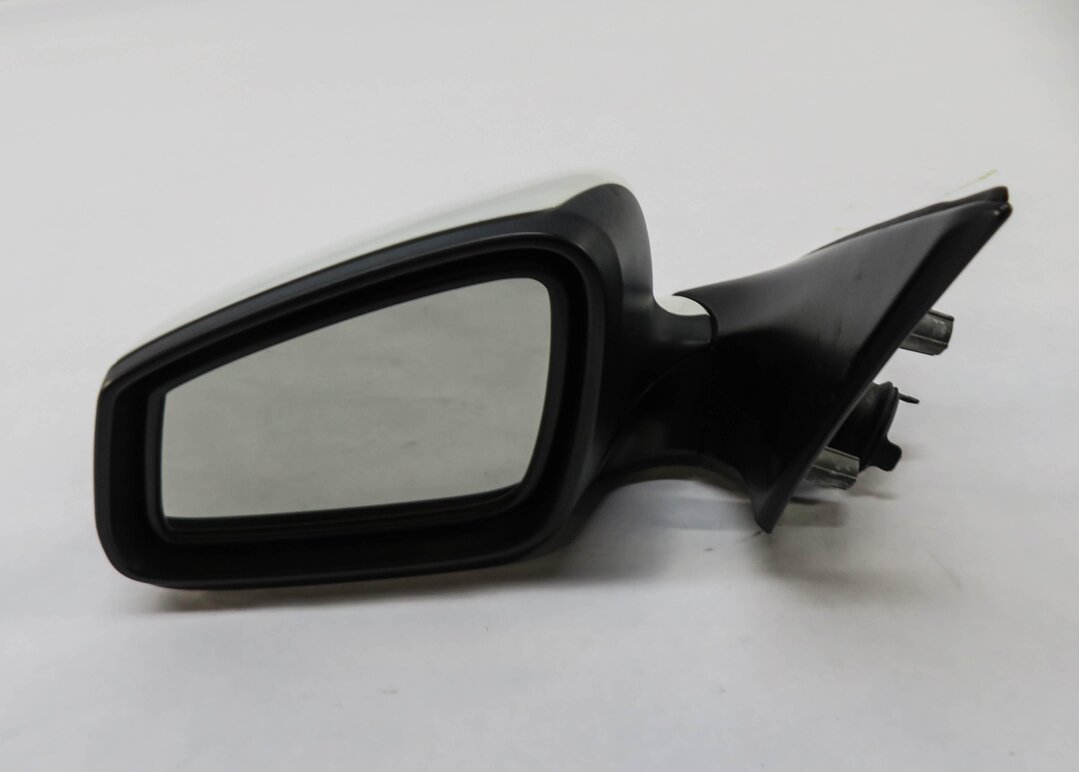 2012-2013 BMW 528i 535i 550i (F10) LEFT PFOLD HEAT AUTODIM DOOR MIRROR (WHITE)