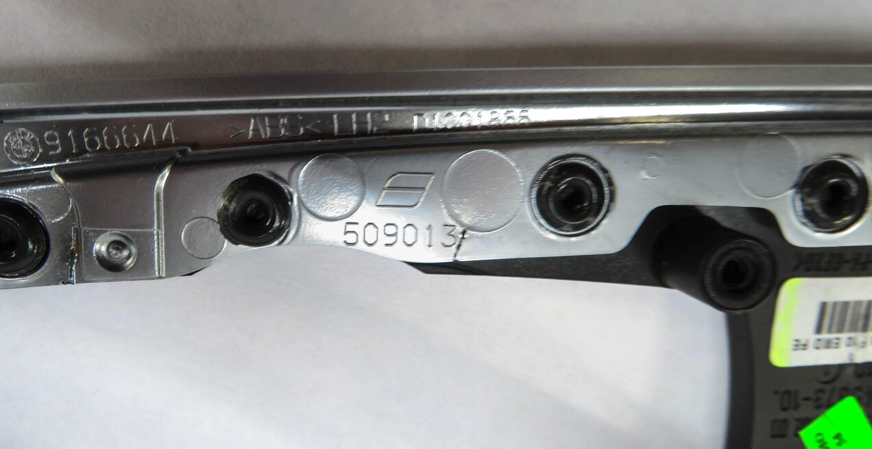 Thumbnail 19: 2013 BMW 528i (F10) DASH DOOR CONSOLE WOOD GRAIN TRIM PANEL SET (FINE ASH WOOD)