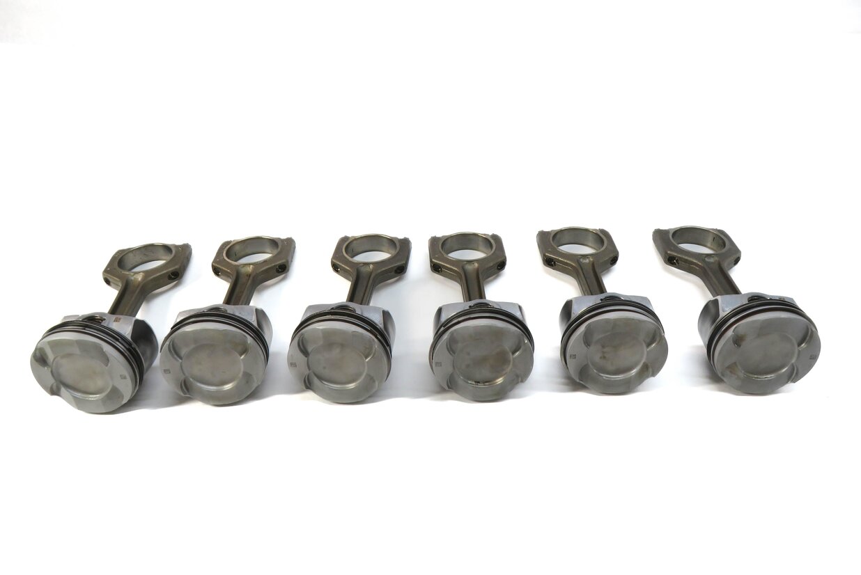Thumbnail 3: BMW 1/3/5/6/7/X1/X3/X5/X6 3.0L N55 TURBO ENGINE - PISTON w/ CONNECTING ROD SET/6