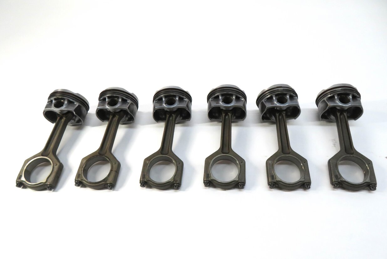 Thumbnail 4: BMW 1/3/5/6/7/X1/X3/X5/X6 3.0L N55 TURBO ENGINE - PISTON w/ CONNECTING ROD SET/6