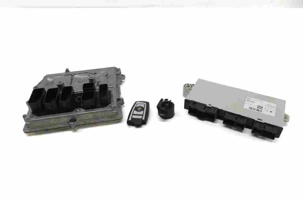Thumbnail 2: 13-15 BMW ACTIVE 3 5 7 (F01 F10 F30) 3.0L N55 HYBRID ECM CAS4 MODULE KEY FOB SET