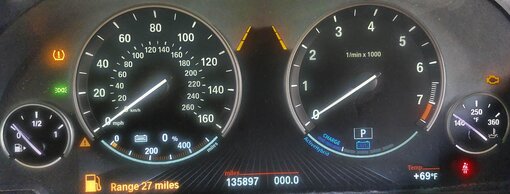 Thumbnail 2: 2011-2014 BMW 528i 535i 550i 640i 650i 740i 750i 760i X3 SPEEDOMETER GAUGE 136k