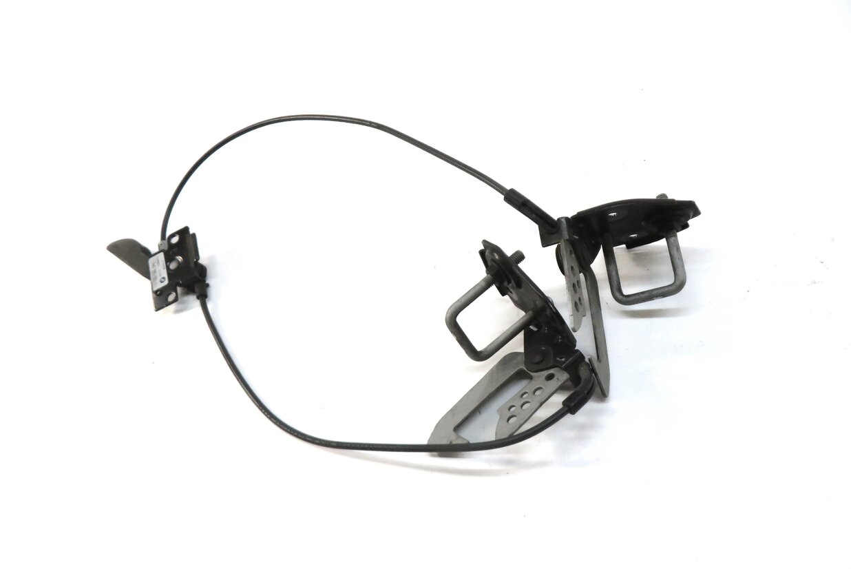 2013 BMW ACTIVE HYBRID 7 F04 HOOD SAFETY CATCH LATCH SET CABLES & RELEASE HANDLE