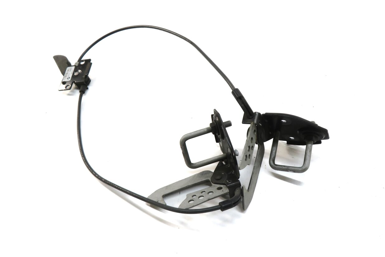 Thumbnail 2: 2013 BMW ACTIVE HYBRID 7 F04 HOOD SAFETY CATCH LATCH SET CABLES & RELEASE HANDLE