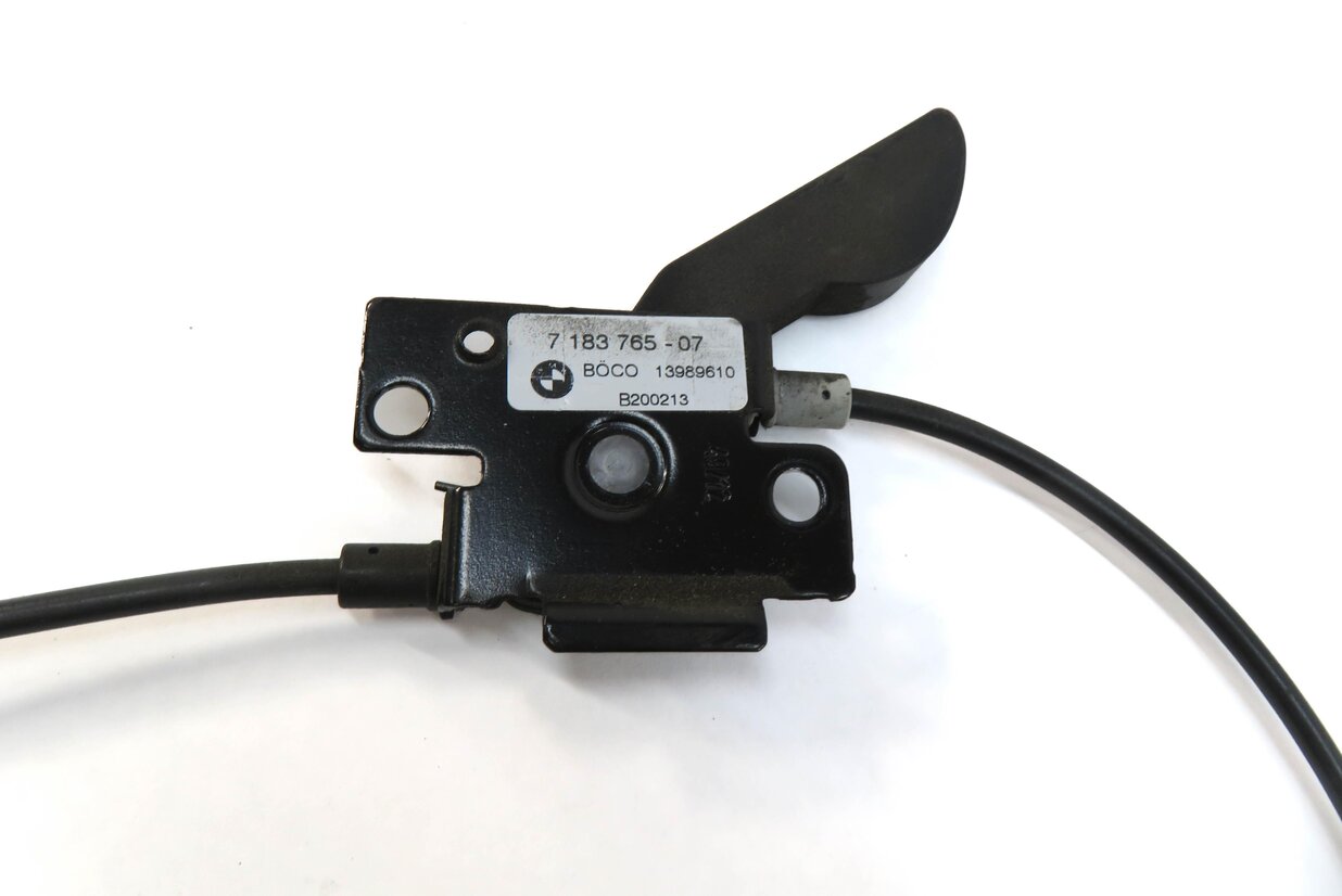 Thumbnail 6: 2013 BMW ACTIVE HYBRID 7 F04 HOOD SAFETY CATCH LATCH SET CABLES & RELEASE HANDLE