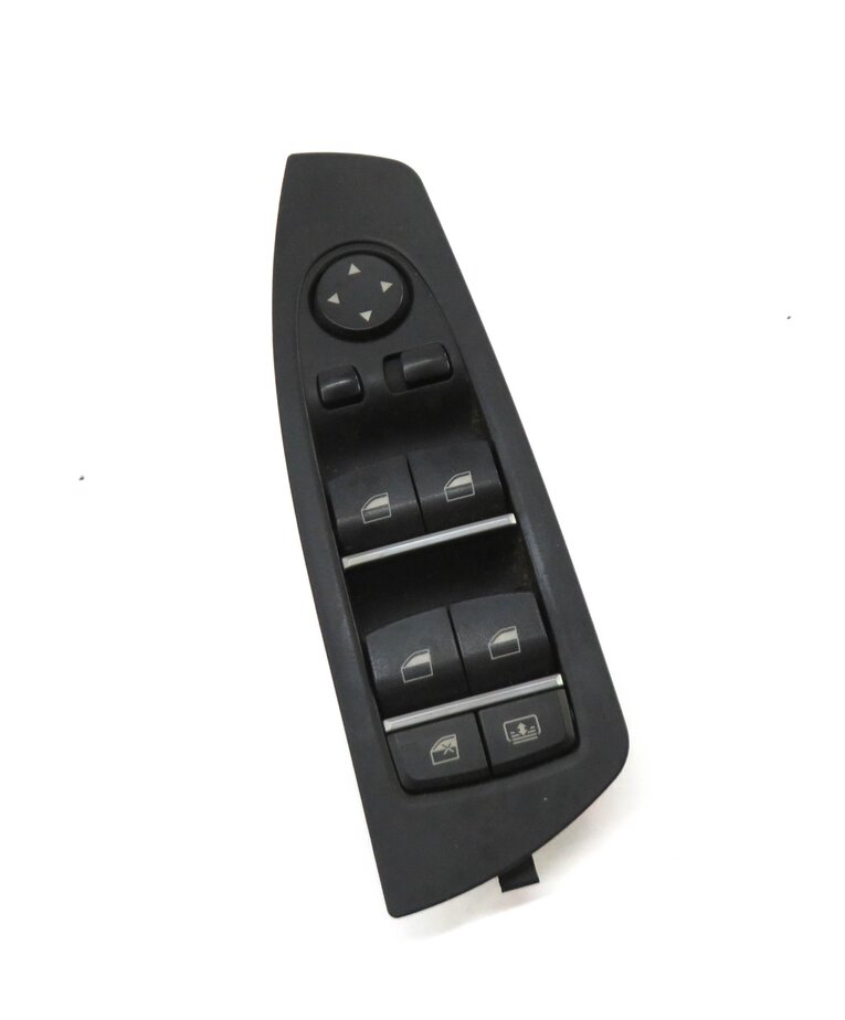 09-15 BMW 740i 750i 760i B7 (F01) DRIVER WINDOW SWITCH w/ SHADE & P-FOLD (BLACK)