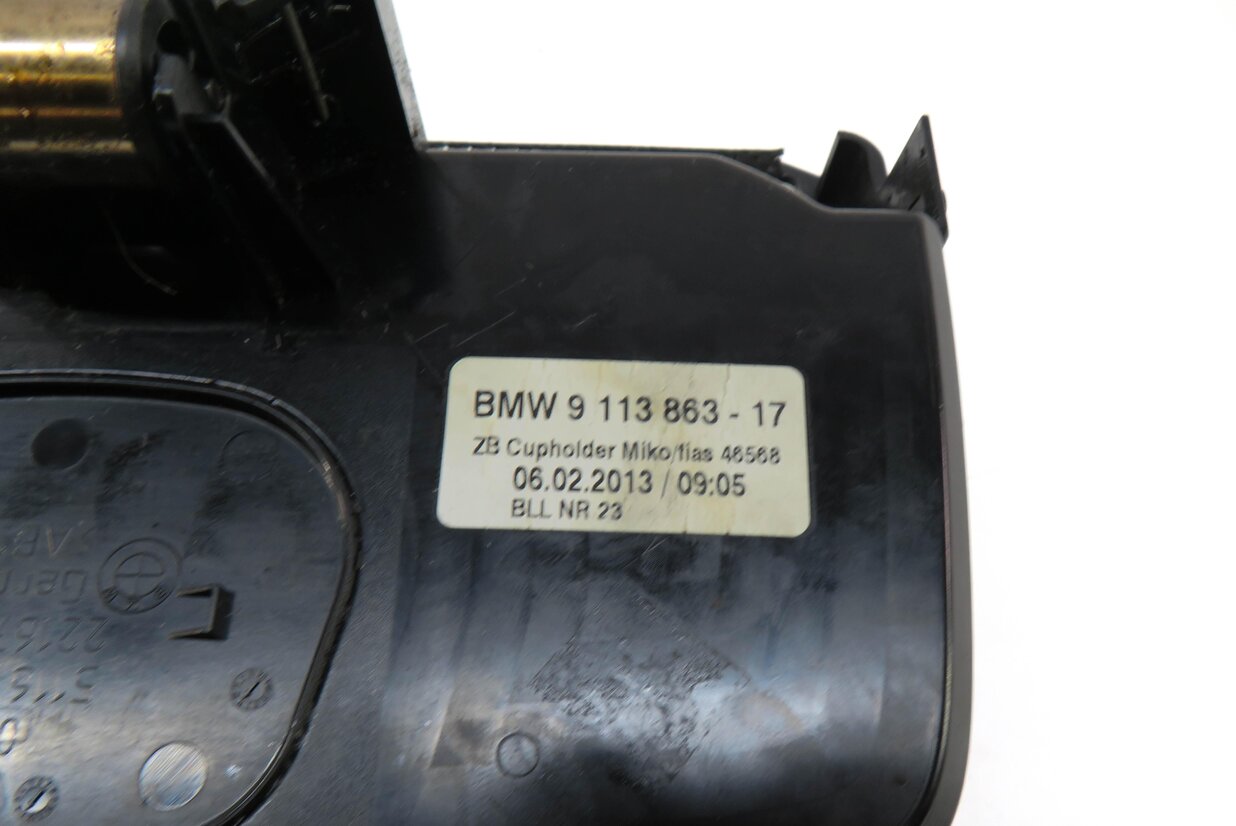 Thumbnail 5: 2013 BMW ACTIVE HYBRID 7 (F04) FRONT CONSOLE CUP HOLDER FINE GRAIN ASH WOOD TRIM