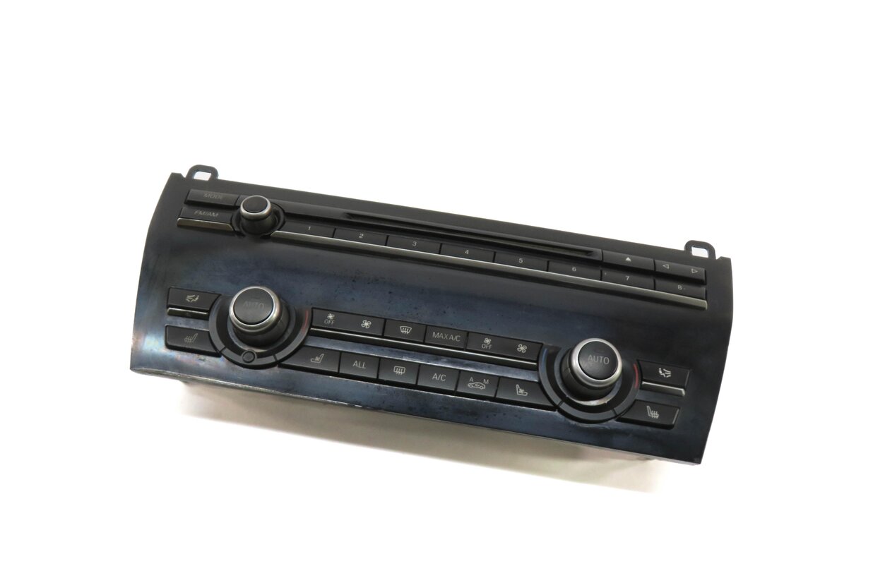 Thumbnail 1: 2011-2015 BMW 740i 750i 760i (F01) FRONT A/C HEATER CLIMATE RADIO CONTROL PANEL