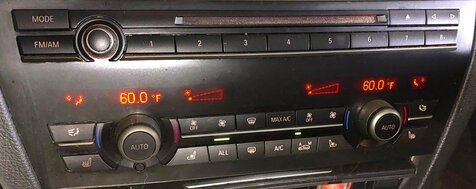 Thumbnail 2: 2011-2015 BMW 740i 750i 760i (F01) FRONT A/C HEATER CLIMATE RADIO CONTROL PANEL