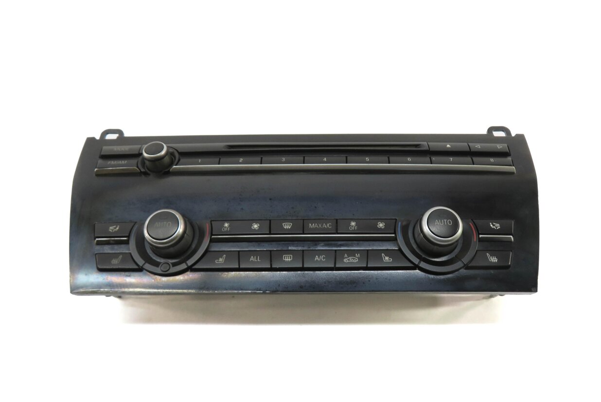 Thumbnail 3: 2011-2015 BMW 740i 750i 760i (F01) FRONT A/C HEATER CLIMATE RADIO CONTROL PANEL