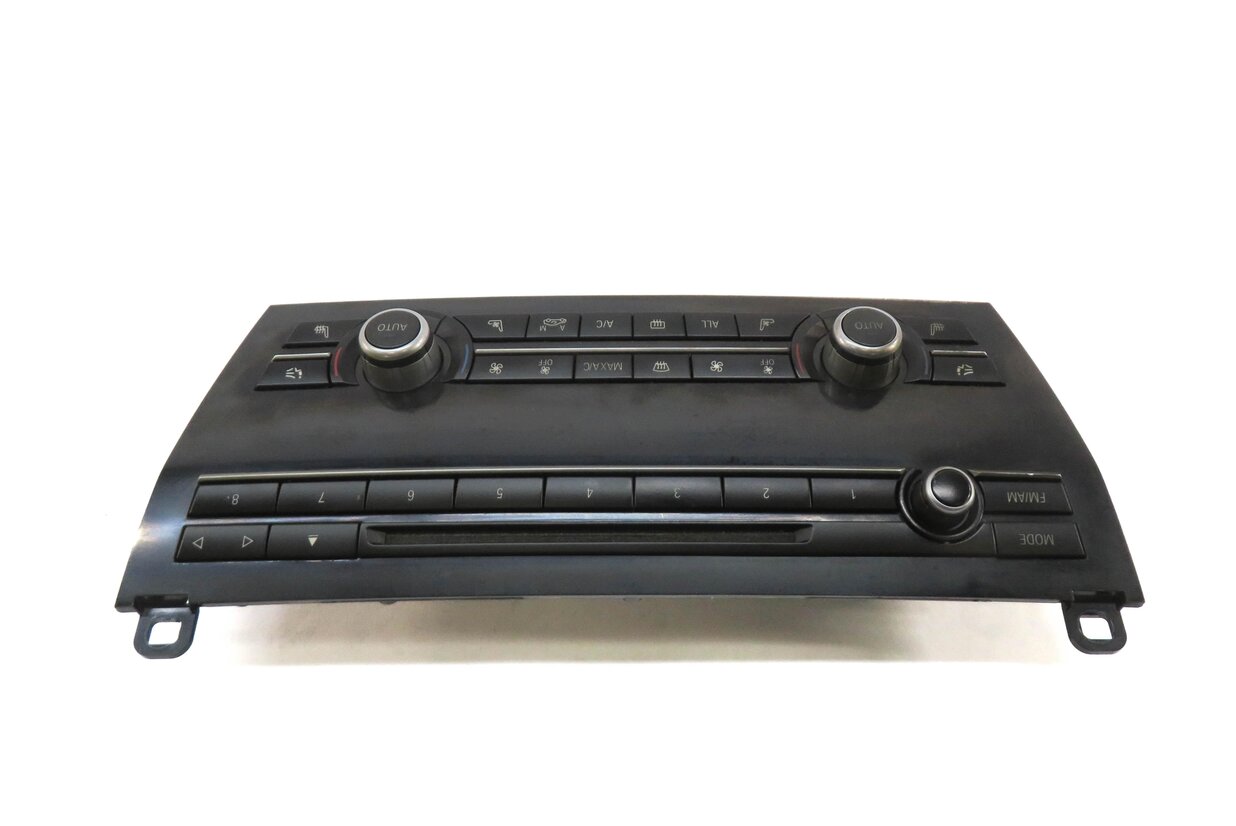 Thumbnail 4: 2011-2015 BMW 740i 750i 760i (F01) FRONT A/C HEATER CLIMATE RADIO CONTROL PANEL