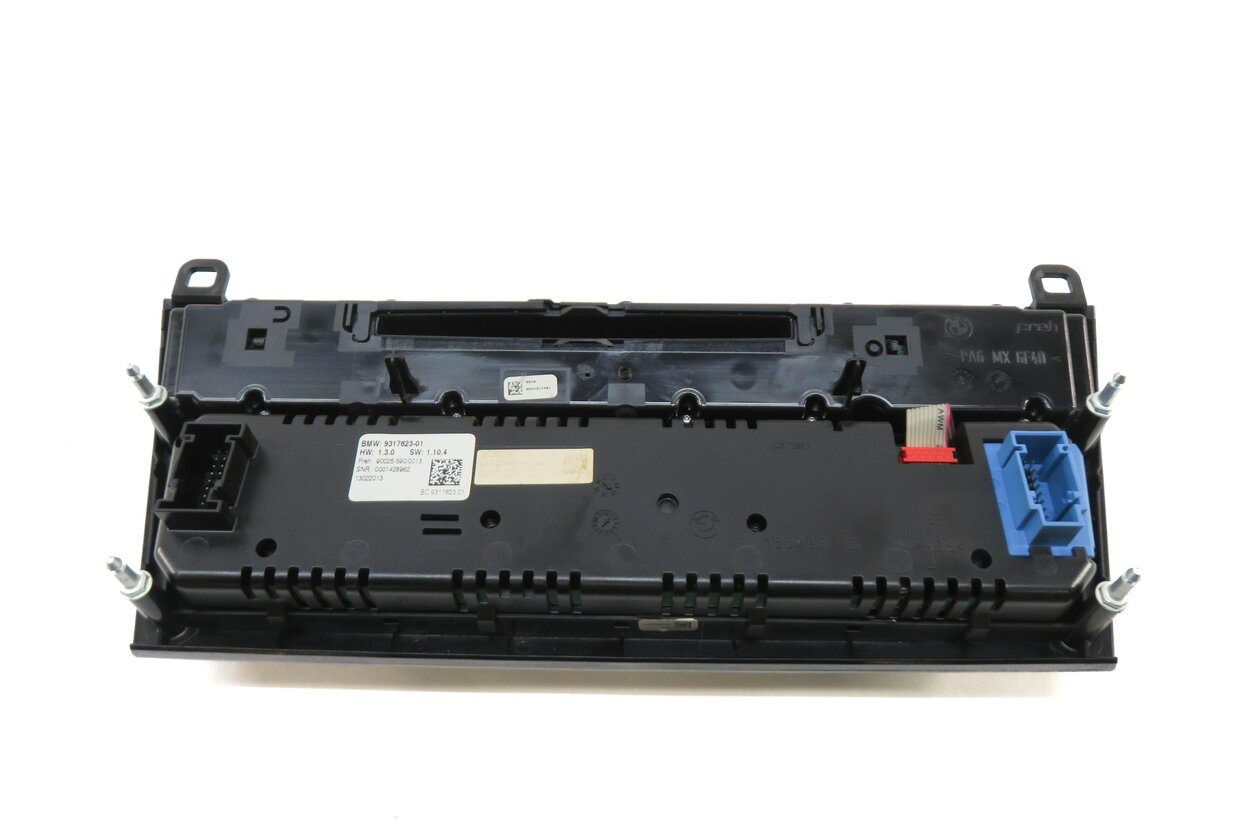Thumbnail 5: 2011-2015 BMW 740i 750i 760i (F01) FRONT A/C HEATER CLIMATE RADIO CONTROL PANEL