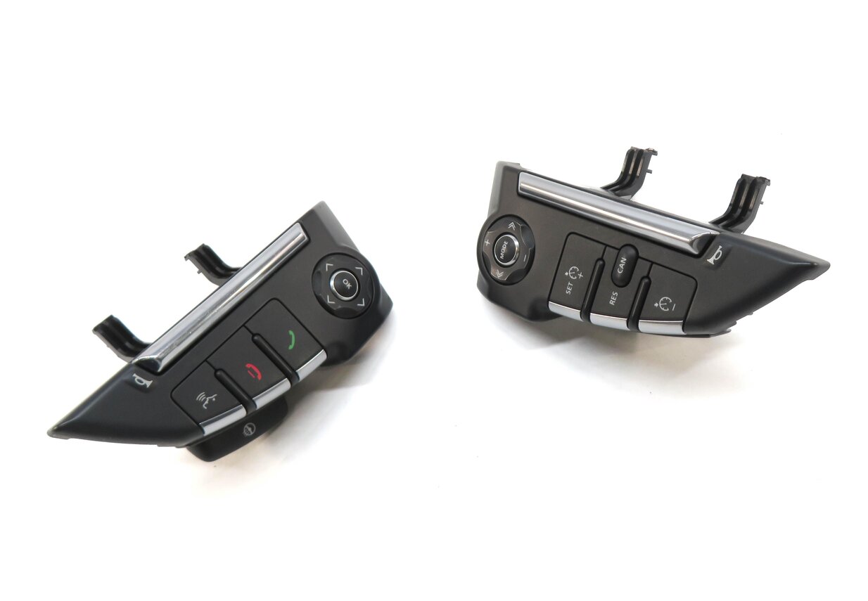 2012 RANGE ROVER SPORT (L320) STEERING WHEEL HEAT CRUISE PHONE SWITCH SET/2