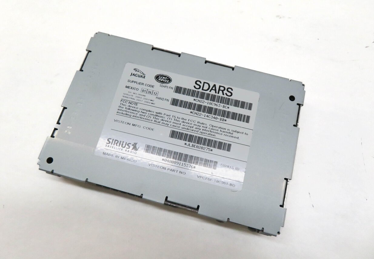 12-13 LAND ROVER LR2 LR4 EVOQUE RANGE ROVER SPORT SIRUIS SATELLITE RADIO MODULE