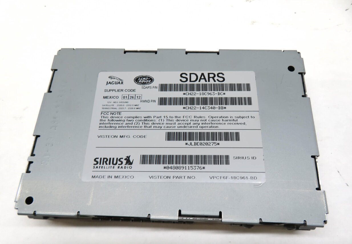 Thumbnail 2: 12-13 LAND ROVER LR2 LR4 EVOQUE RANGE ROVER SPORT SIRUIS SATELLITE RADIO MODULE