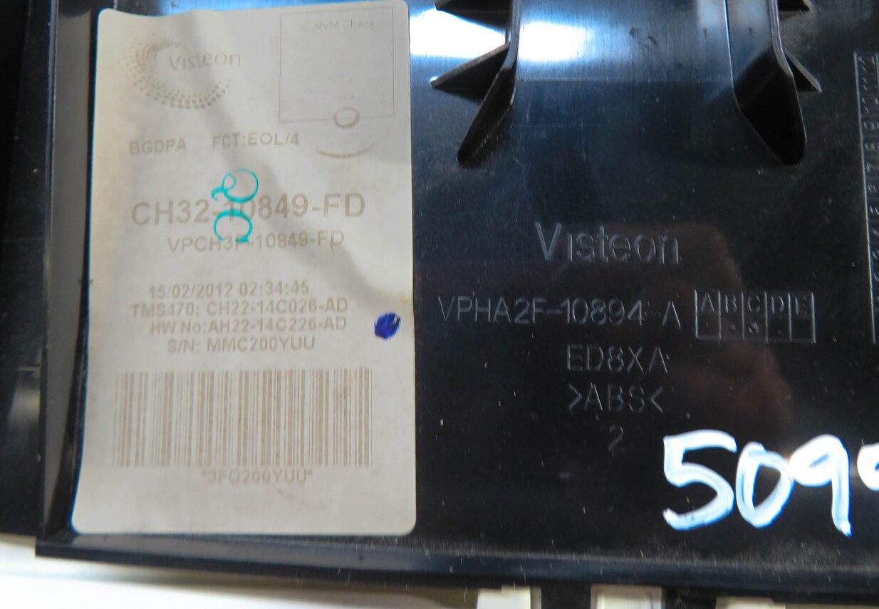 Thumbnail 16: 12-13 RANGE ROVER SPORT (L320) 5.0L SUPERCHARGED ENGINE ECM BCM MODULE KEY SET