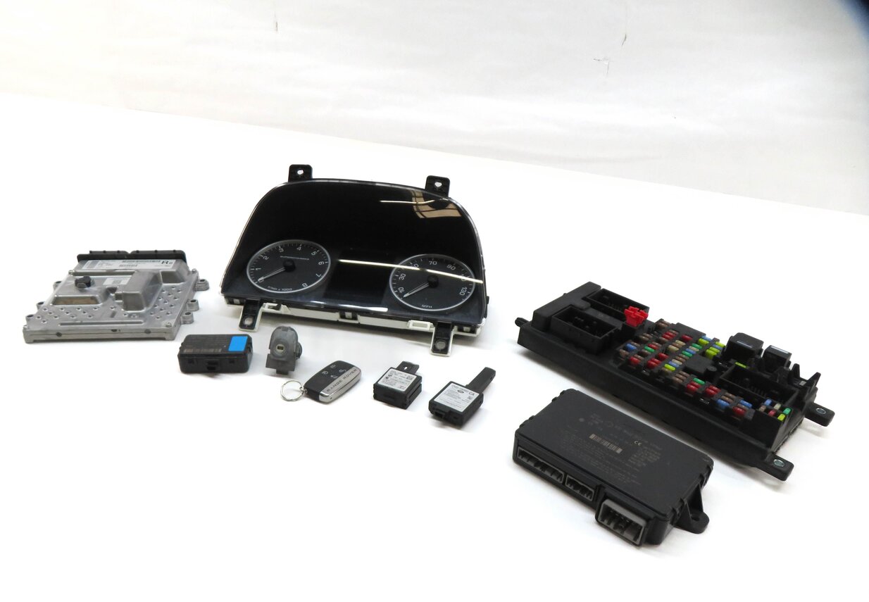 Thumbnail 20: 12-13 RANGE ROVER SPORT (L320) 5.0L SUPERCHARGED ENGINE ECM BCM MODULE KEY SET