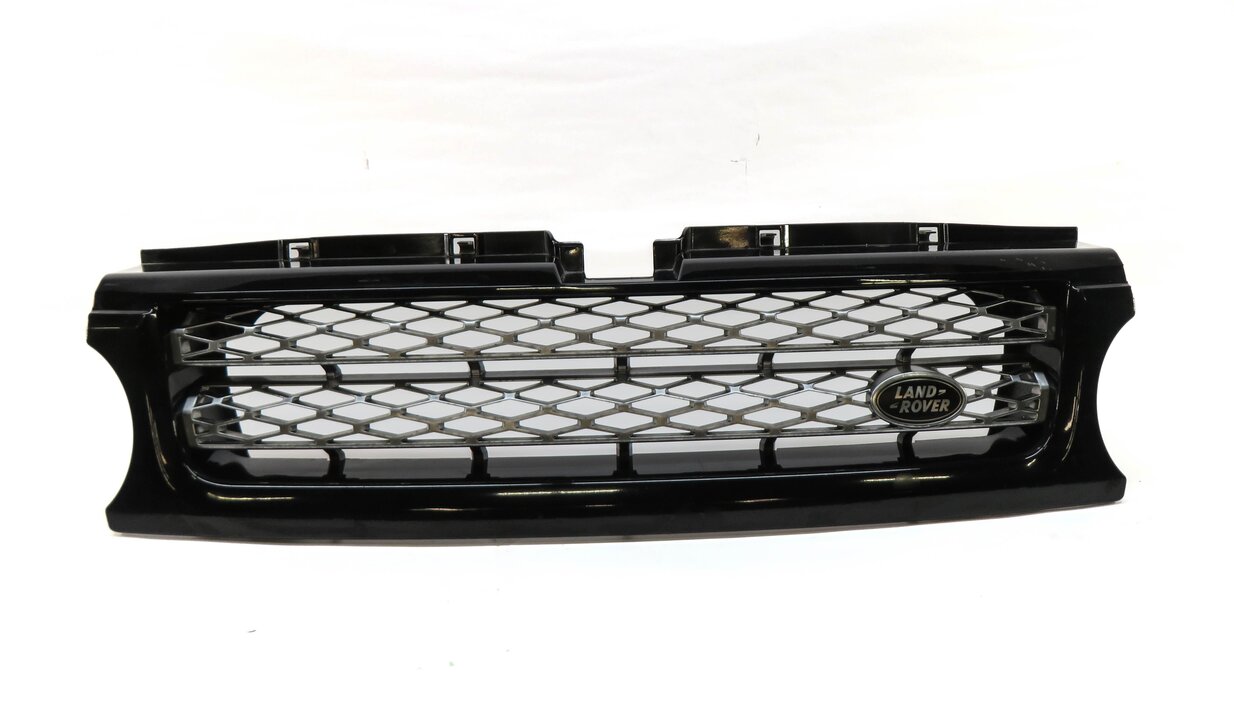 Thumbnail 2: 12-13 RANGE ROVER SPORT (L320) HSE LUXURY SUPERCHARGED CENTER HOOD GRILLE BLACK