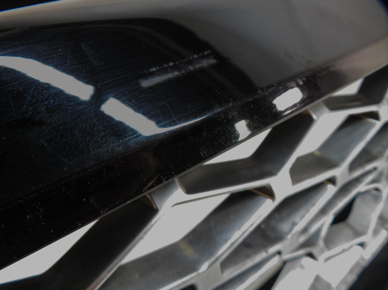Thumbnail 7: 12-13 RANGE ROVER SPORT (L320) HSE LUXURY SUPERCHARGED CENTER HOOD GRILLE BLACK