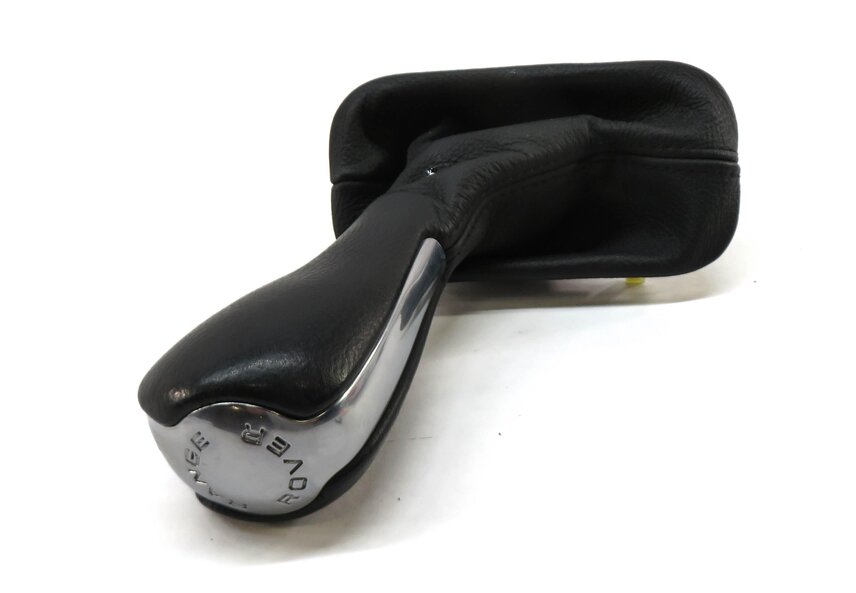 Thumbnail 2: 2012 RANGE ROVER SPORT (L320) FLOOR SHIFTER KNOB w/ BOOT (SILVER & BLACK)